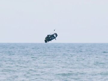 Un competidor en el Mundial de Hydrofoil