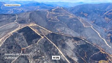 VÍDEO: La devastación que han dejado los incendios de este agosto en España, desde el aire