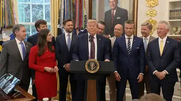 Donald Trump en el Despacho Oval Donald Trump en el Despacho Oval