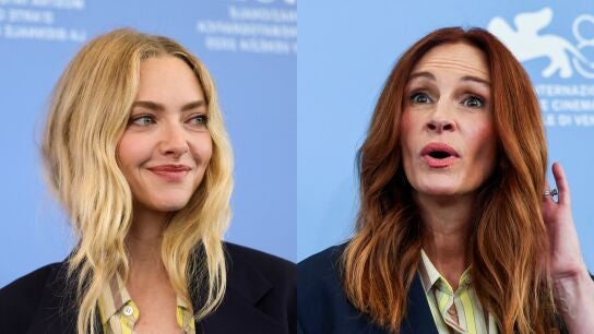 Amanda Seyfried y Julia Roberts con el mismo look en el Festival de Cine de Venecia