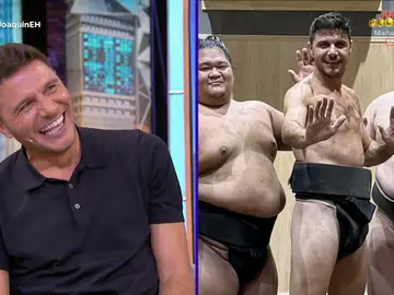 La imagen exclusiva de Joaquín y Susana en El capitán en Japón: "Llegue a hacer un combate de sumo" La imagen exclusiva de Joaquín y Susana en El capitán en Japón: "Llegue a hacer un combate de sumo"