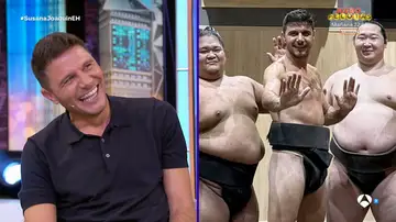 La imagen exclusiva de Joaquín y Susana en El capitán en Japón: "Llegue a hacer un combate de sumo" La imagen exclusiva de Joaquín y Susana en El capitán en Japón: "Llegue a hacer un combate de sumo"