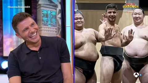 La imagen exclusiva de Joaquín y Susana en El capitán en Japón: "Llegue a hacer un combate de sumo" La imagen exclusiva de Joaquín y Susana en El capitán en Japón: "Llegue a hacer un combate de sumo"