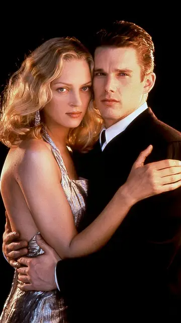 Ethan Hawke y Uma Thurman en la película Gattaca en 1997 Ethan Hawke y Uma Thurman en la película Gattaca en 1997