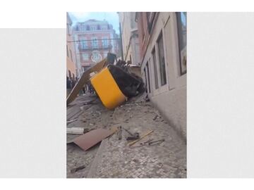 Descarrila el tranvía de Lisboa