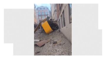 Descarrila el tranvía de Lisboa