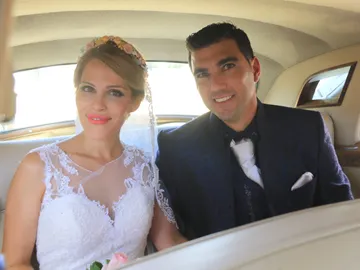 Noelia López y José Antonio Reyes en su boda Noelia López y José Antonio Reyes en su boda