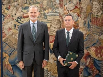 El rey Felipe VI recibe en audiencia al fiscal general del Estado, Álvaro García Ortiz