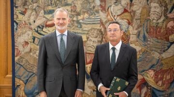 El rey Felipe VI recibe en audiencia al fiscal general del Estado, Álvaro García Ortiz