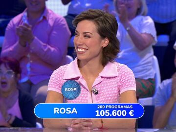 Rosa entra en el club de los 200 programas y marca un hito femenino en Pasapalabra