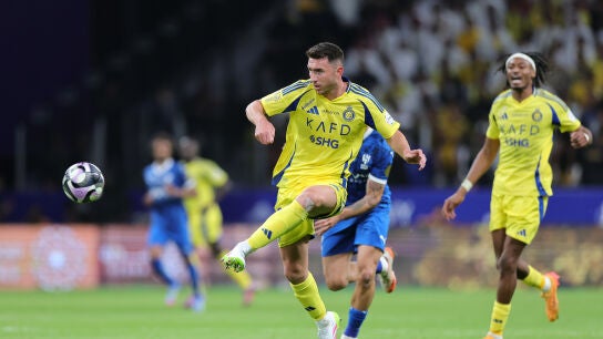 Aymeric Laporte, en un partido con el Al Nassr