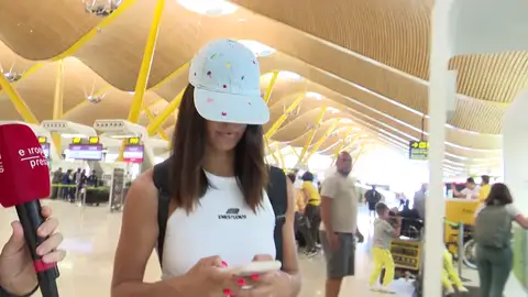 Sofía Suescun en el aeropuerto Sofía Suescun en el aeropuerto