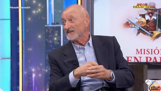 Arturo Pérez-Reverte, contundente en El Hormiguero: "Si los españoles leyeran más a Pérez Galdós no votarían nunca a Pablo Iglesias" Arturo Pérez-Reverte, contundente en El Hormiguero: "Si los españoles leyeran más a Pérez Galdós no votarían nunca a Pablo Iglesias"
