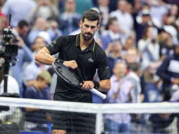 Novak Djokovic, tras ganar a Taylor Firtz en el US Open