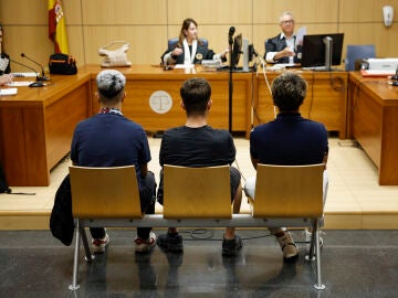 Un momento de la vista de conformidad en el Juzgado de Instrucción número 10 de Valencia