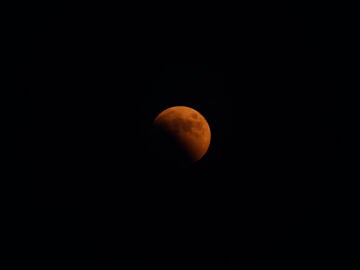 Imagen de archivo de una luna de sangre.