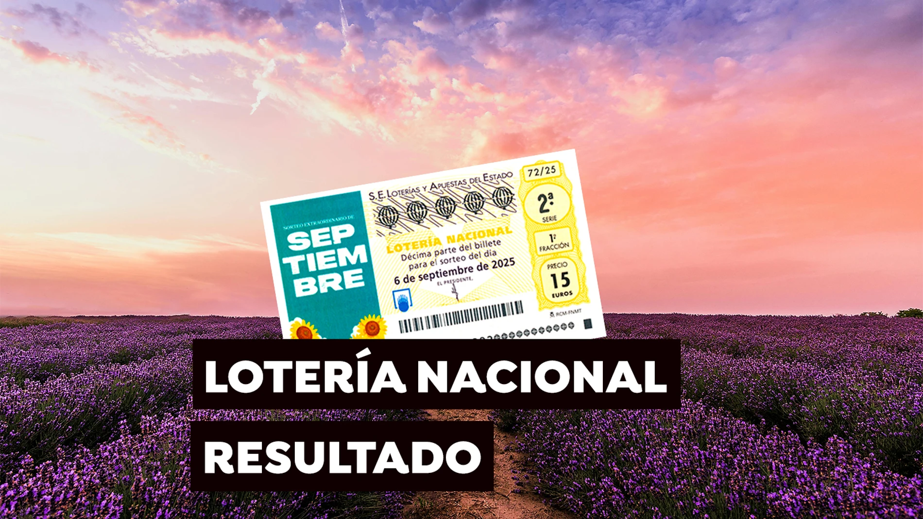 Sorteo Extraordinario de septiembre hoy sábado 6 de septiembre: Comprobar décimo del sorteo, en directo Sorteo Extraordinario de septiembre hoy sábado 6 de septiembre: Comprobar décimo del sorteo, en directo