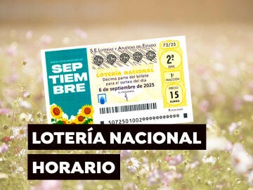 Horario y dónde ver el Sorteo extraordinario de septiembre de la Lotería Nacional del sábado 6 de septiembre 2025