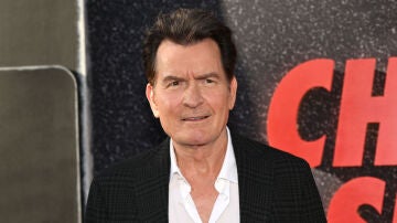 Charlie Sheen en la presentación de su documental
