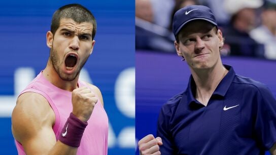 Carlos Alcaraz y Jannik Sinner, finalistas del US Open 2025