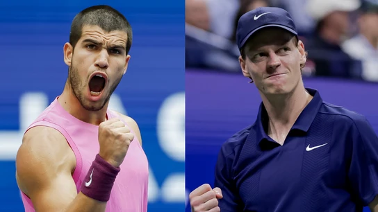 Carlos Alcaraz y Jannik Sinner, finalistas del US Open 2025 Carlos Alcaraz y Jannik Sinner, finalistas del US Open 2025