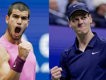 Carlos Alcaraz y Jannik Sinner, finalistas del US Open 2025