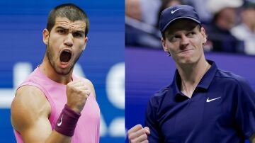 Carlos Alcaraz y Jannik Sinner, finalistas del US Open 2025