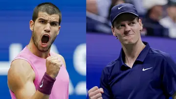 Carlos Alcaraz y Jannik Sinner, finalistas del US Open 2025 Carlos Alcaraz y Jannik Sinner, finalistas del US Open 2025