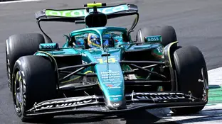 Fernando Alonso durante la clasificación del GP de Monza Fernando Alonso durante la clasificación del GP de Monza