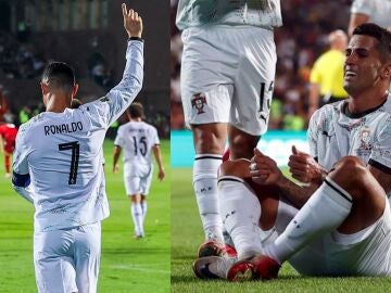 Cristiano Ronaldo y Joao Cancelo