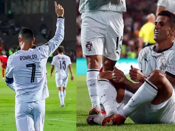Cristiano Ronaldo y Joao Cancelo Cristiano Ronaldo y Joao Cancelo