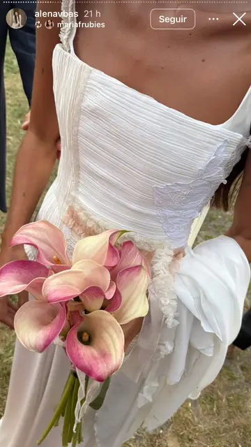 Ale Navarro en su boda Ale Navarro en su boda