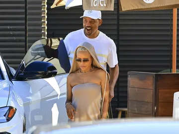 Will Smith y su mujer Jada Pinkett en Malibú Will Smith y su mujer Jada Pinkett en Malibú