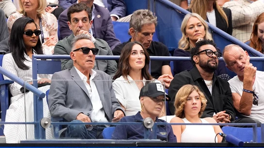 Bruce Springsteen, Ben Stiller o Sting en las gradas del Arthur Ashe Stadium Bruce Springsteen, Ben Stiller o Sting en las gradas del Arthur Ashe Stadium