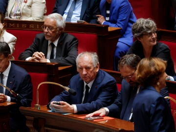 El primer ministro francés François Bayrou en la Asamblea Nacional de Francia