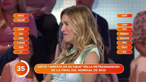 Eva Soriano se marca un “balleno” al estilo Dory, de ‘Buscando a Nemo’, en Pasapalabra Eva Soriano se marca un “balleno” al estilo Dory, de ‘Buscando a Nemo’, en Pasapalabra