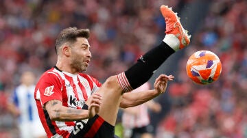 Yeray Álvarez, en un partido con el Athletic