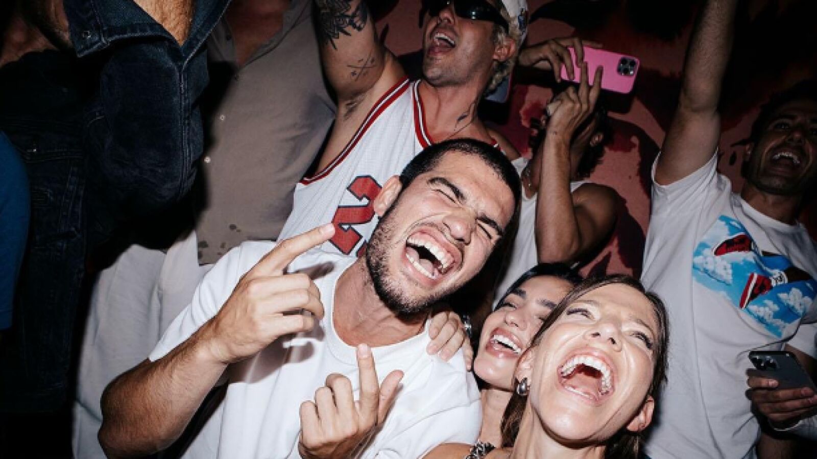 El fiestón de Alcaraz con Rosalía y J Balvin en una discoteca de Nueva York