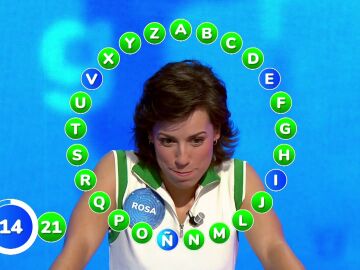Rosa, entre dos opciones en el momento clave de El Rosco: ¿acierto o fallo?
