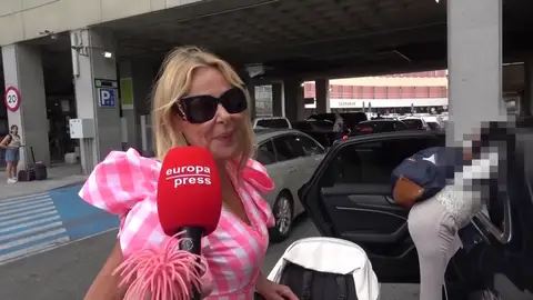 Ana Obregón, preguntada por los reporteros Ana Obregón, preguntada por los reporteros