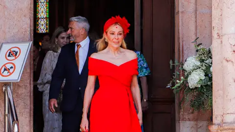 Ana Obregón en la boda de su sobrino Juancho Ana Obregón en la boda de su sobrino Juancho