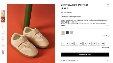 Zapatilla para bebé Zapatilla para bebé