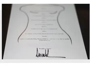 Felicitación Trump a Epstein Felicitación Trump a Epstein