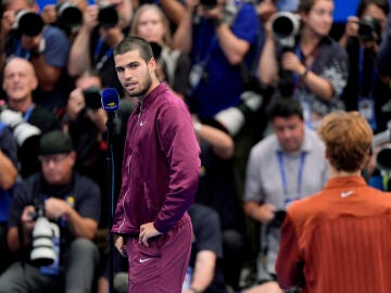 Carlos Alcaraz, tras la final del US Open