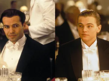 Billy Zane y Leonardo DiCaprio en Titanic como Cal y Jack Billy Zane y Leonardo DiCaprio en Titanic como Cal y Jack