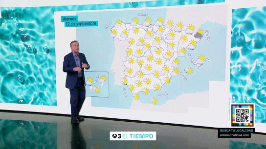 Roberto Brasero: "Sol y calor para el fin de semana"