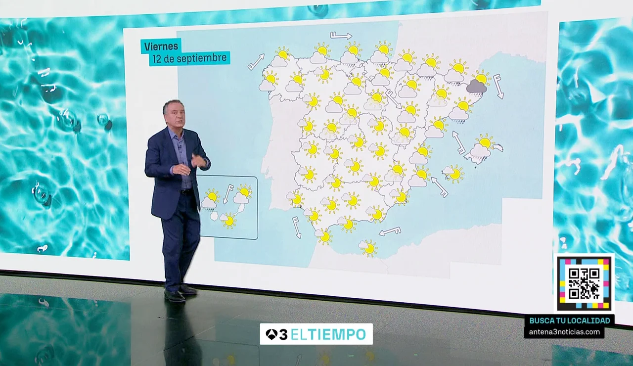 Roberto Brasero: "Sol y calor para el fin de semana"