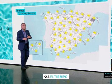 Roberto Brasero: "Sol y calor para el fin de semana"
