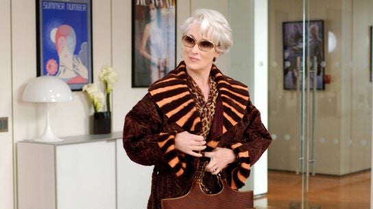 Meryl Streep como Miranda Priestley en El diablo viste de Prada
