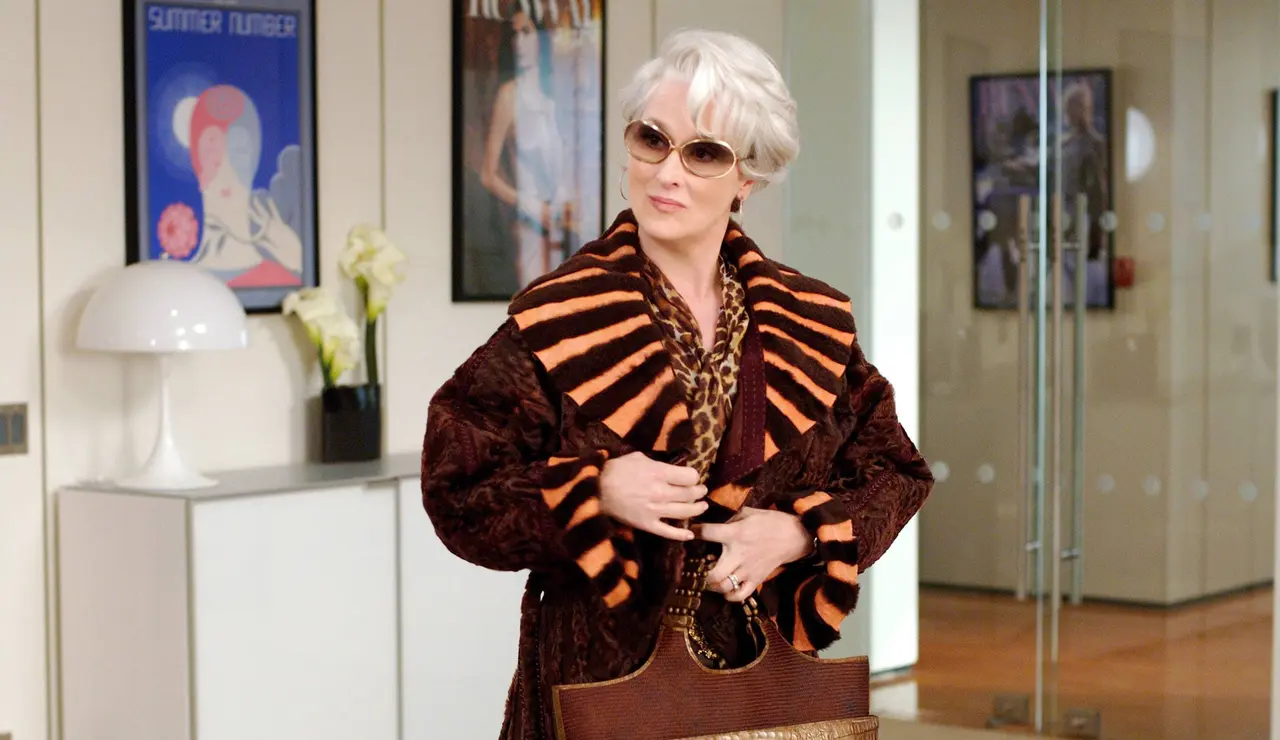 Meryl Streep como Miranda Priestley en El diablo viste de Prada